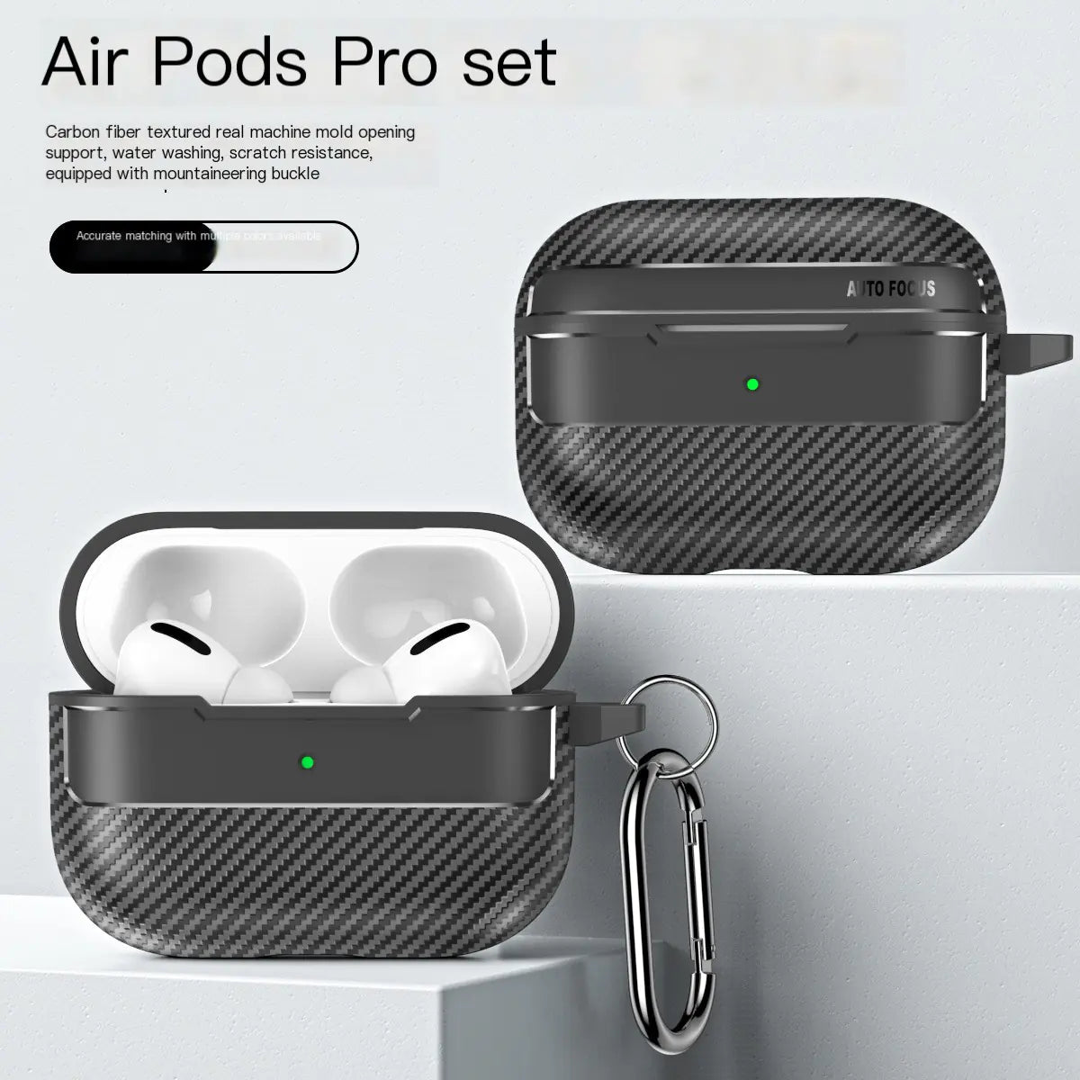 Carbon Fiber Case for AirPods Pro and AirPods 2/3